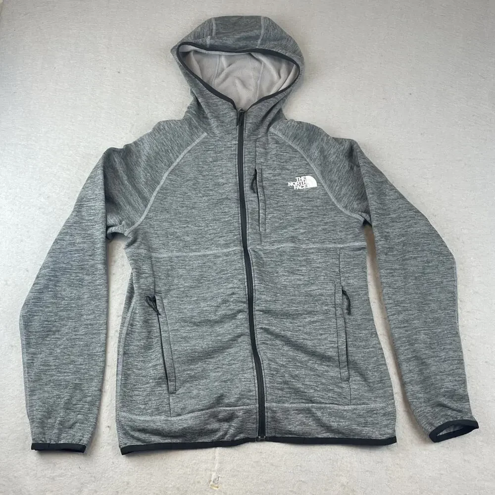 The North Face Mens Sz S Canyonlands Full-Zip Hoodie Jacket Heathered Gray